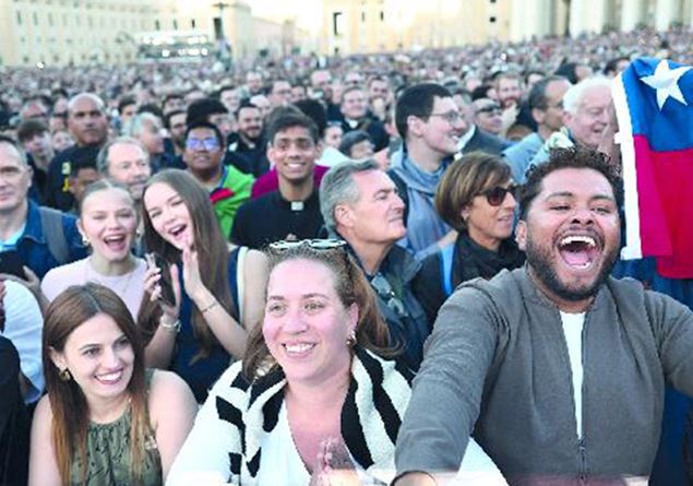 The Pope reminds us that our heart is restless until he rests in God