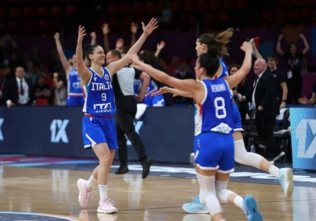 Bronze European Championships, with Zandalasini & Co the blue basketball is a girl game