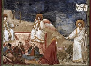 Giotto, Risen Jesus and Mary Maddalena Giotto, Risen Jesus and Mary Maddalena