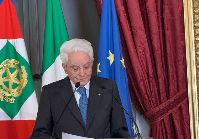 Mattarella: “No to a world governed by wars”