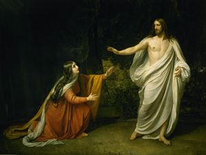 Alexander Ivanov, Gesù risorto e Maria Maddalena (1835)
