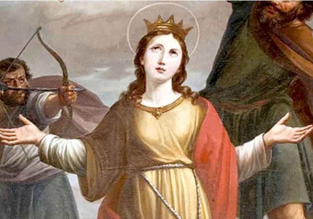 Santa Cristina, the martyr tortured by his father for converting