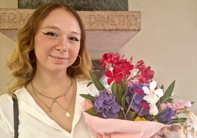 Twelve years ago he was about to die, now Valentina took the high school exam
