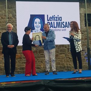 Un momento della serata di premiazione 