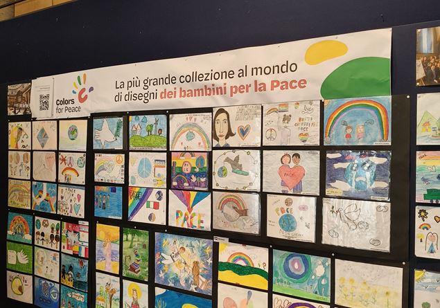 “In Sant’Anna di Stazzema the designs of children from all over the world dreaming of peace”