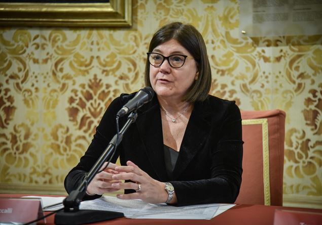 The rector of the Catholic University Elena Beccalli Vice -President of the FIUC