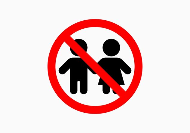 The “No Kids” restaurant? It is unacceptable