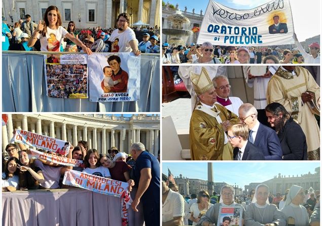 Pier Giorgio Frassati and Carlo Acutis, the most beautiful images in the square
