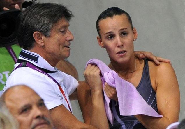 London 2012, that embrace moved between Tania and Giorgio Cagnotto, in the most difficult time in Bordovasca