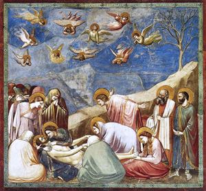 Giotto, late on the dead Christ Giotto, late on the dead Christ