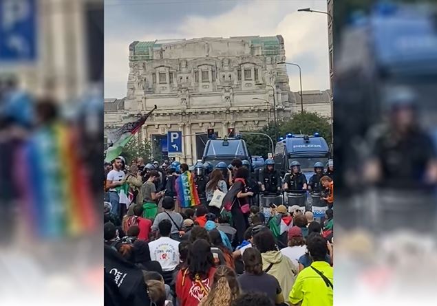 What the media do not tell: when the majority of the processing of the protesters solidified with the police