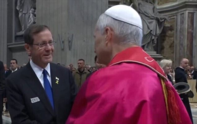 Pope Leone will meet the Israeli President Herzog