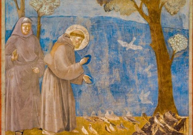 St. Francis, because the ‘Canticle of Creatures’ is the first Italian poetry also for the lay people